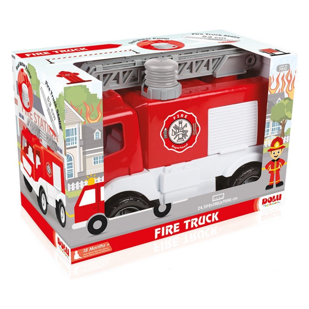 Dolu Feuerwehrwagen rot und weiß