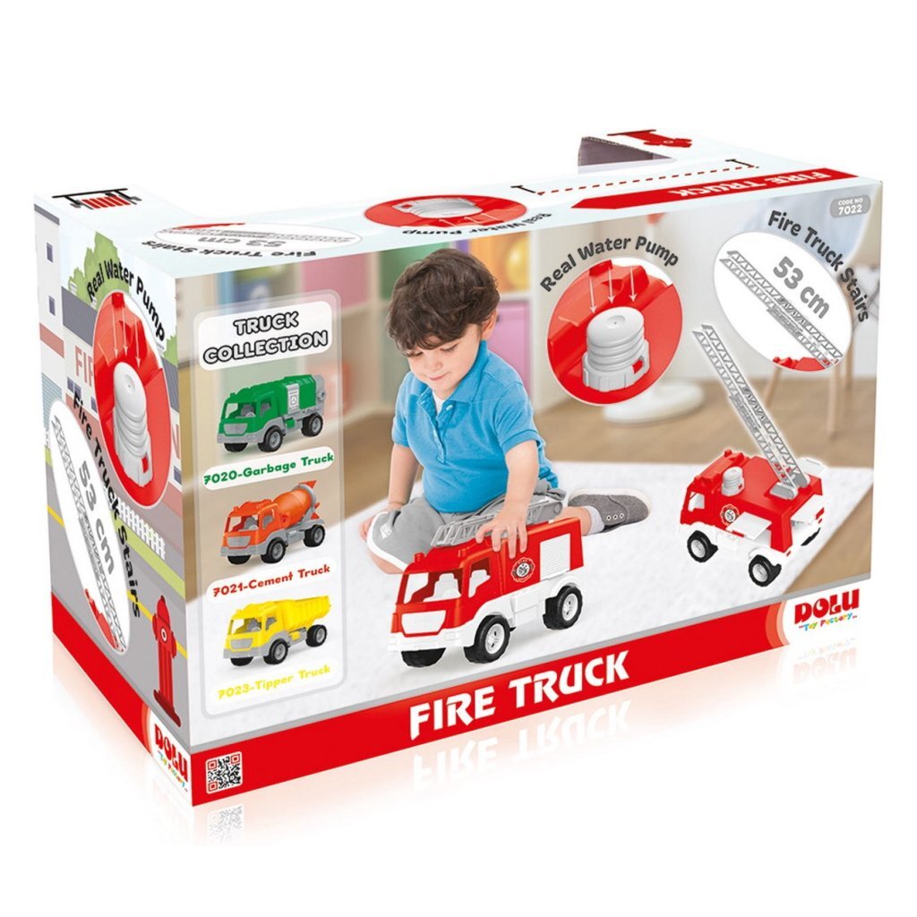 Dolu Feuerwehrwagen rot und weiß
