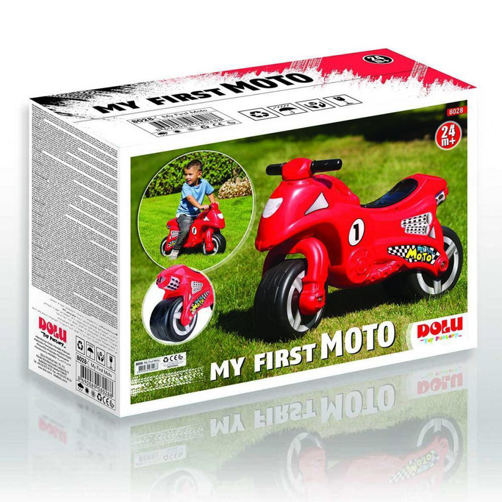 Dolu, mein erster Motorroller, rot
