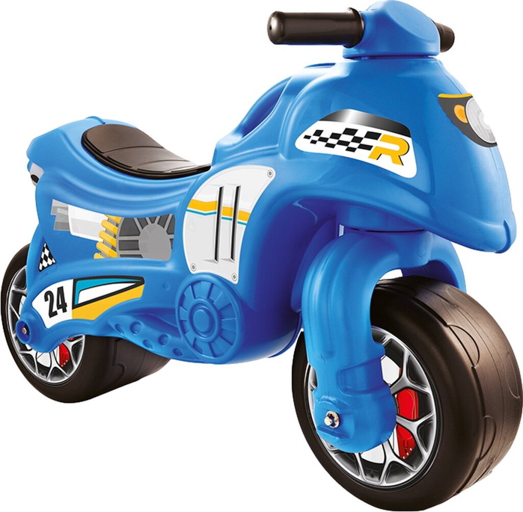 Dolu, mein erstes Laufmotorrad, blau
