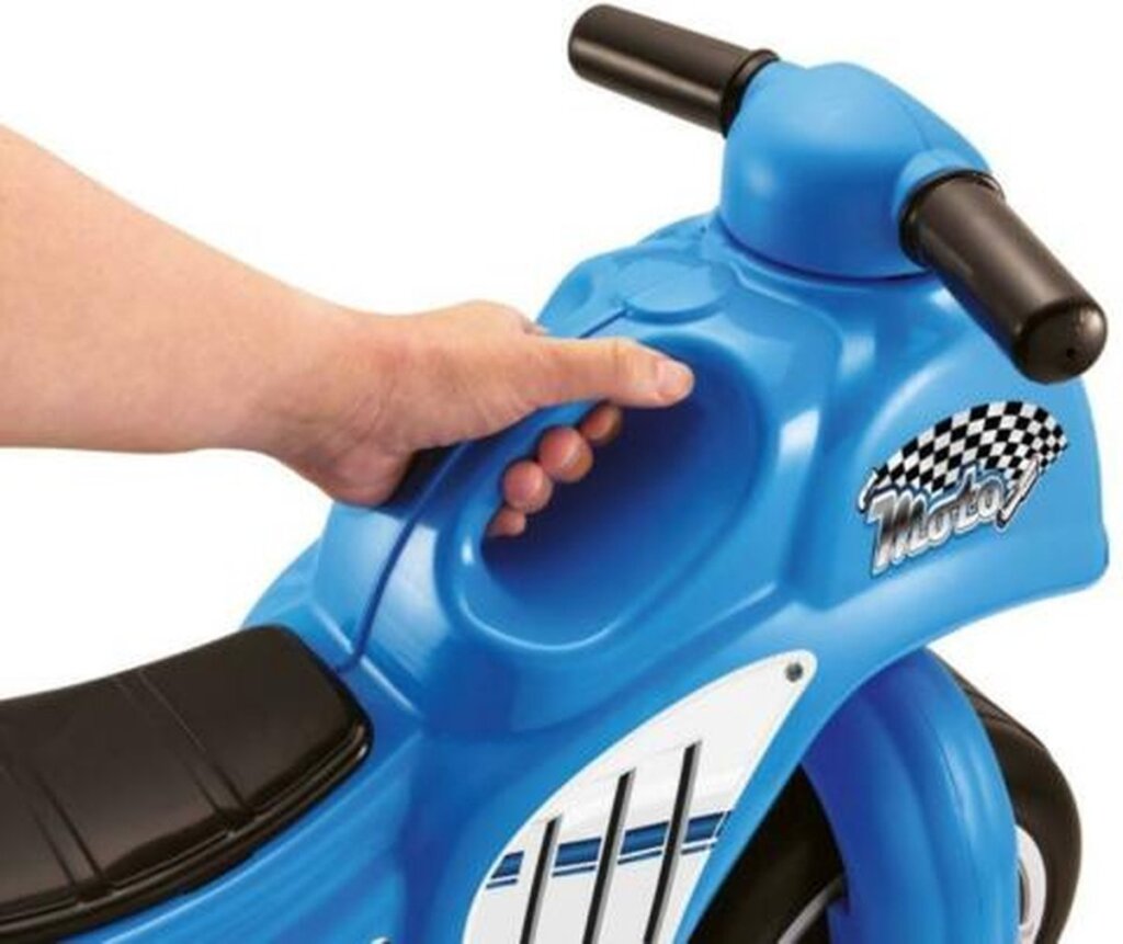 Dolu, mein erstes Laufmotorrad, blau