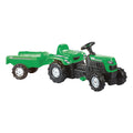 Dolu Trettraktor mit Anhängerhupe, grün-schwarz