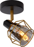 Lucide nila - plafondspot (plafondlamp) - 1xe14 - zwart