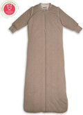 Lodger hopper - 4 seizoenen slaapzak baby - bruin - 0.3-3.5 tog - past in autostoel - 6m-3j