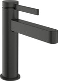 Hansgrohe finoris - wastafelmengkraan - ééngreeps bediening - coolstart energiebesparend - met trekwaste - 110mm - brushed black chrome