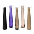Decoris vaas recycled glas h32cm 5 assorti