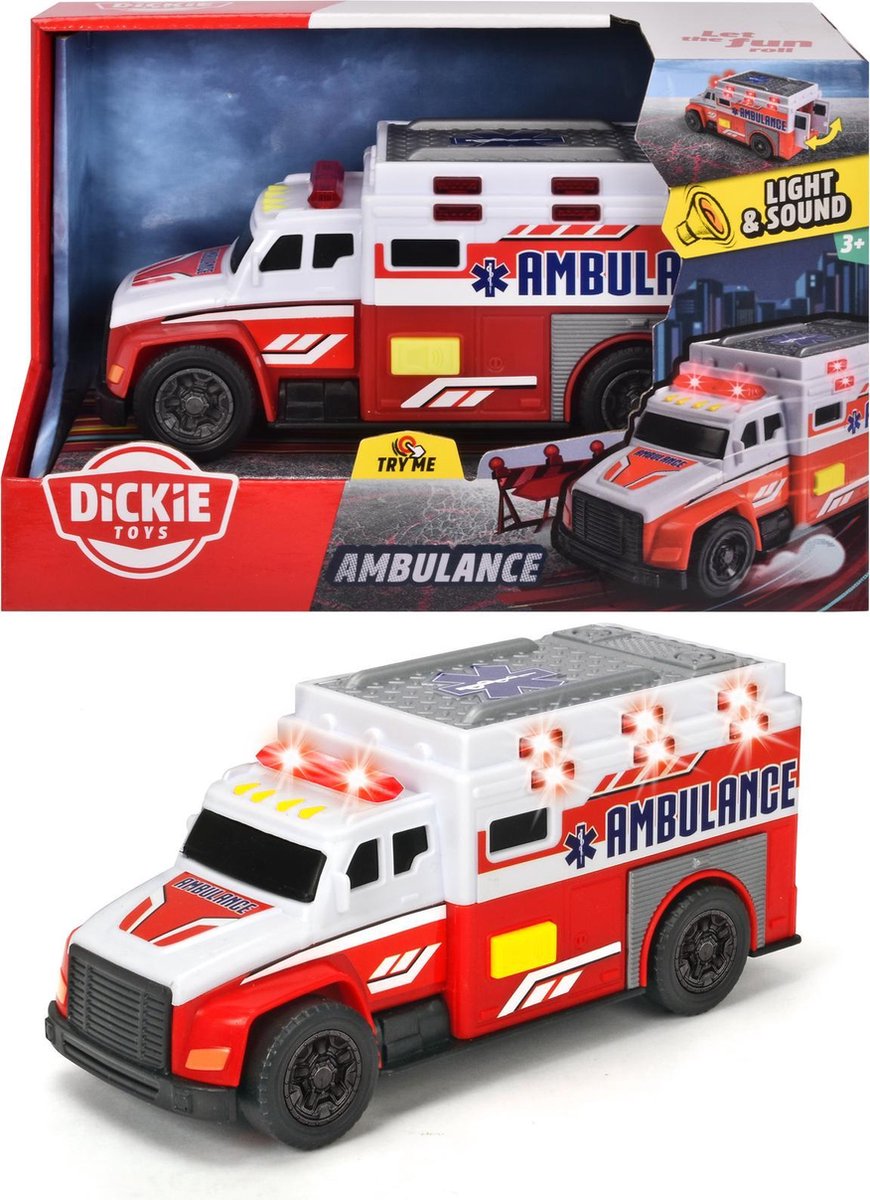 Dickie Krankenwagen mit Licht und Ton