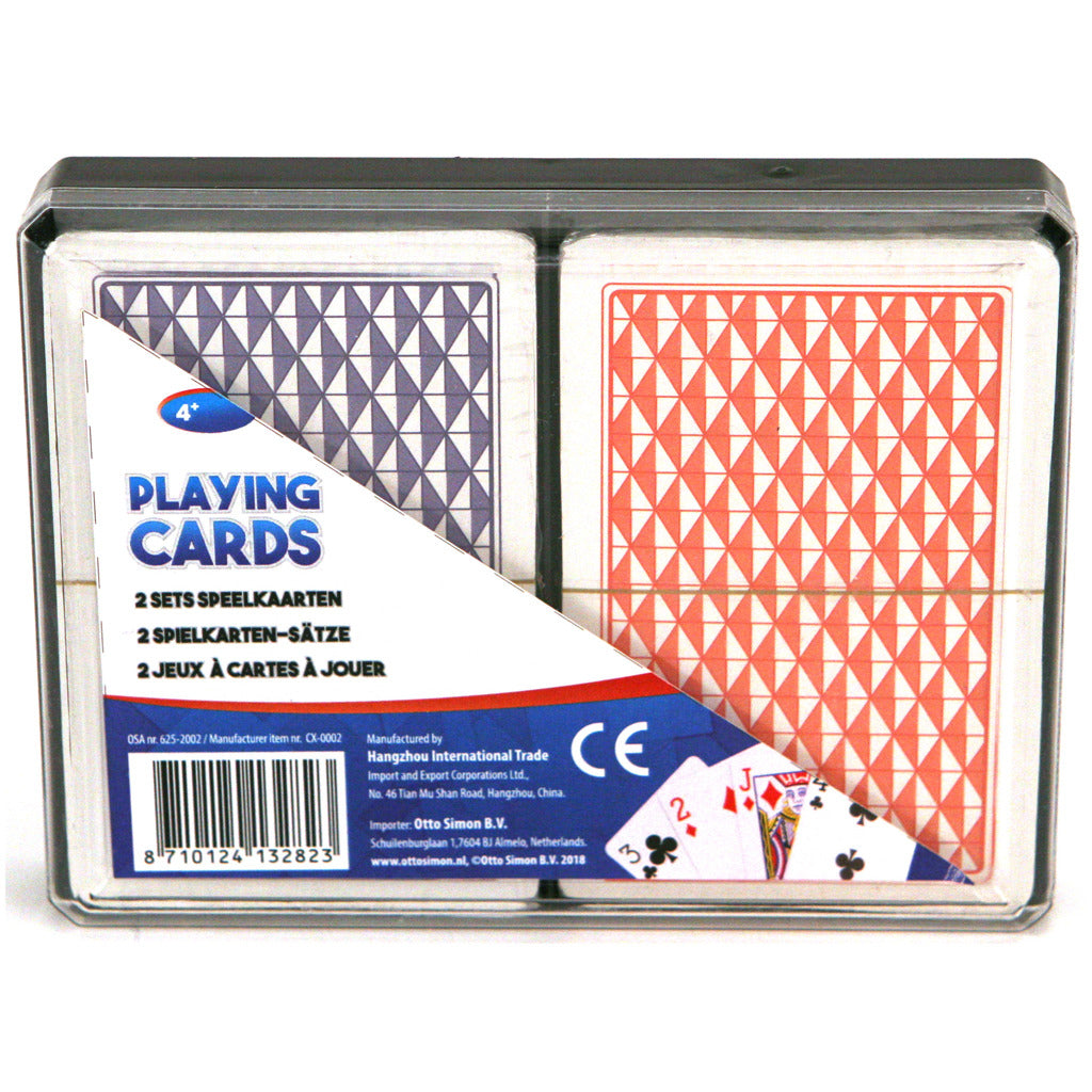 Einfaches Spielkartenset in einer Schachtel (2 Sets)