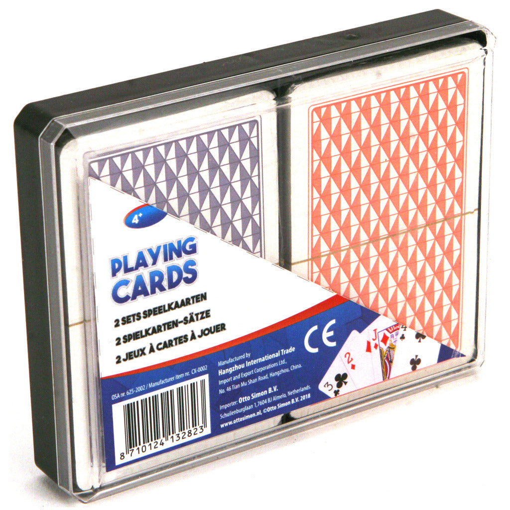 Einfaches Spielkartenset in einer Schachtel (2 Sets)