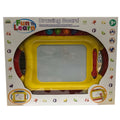 Basic Kidz Corner Zeichenbrett zum Spielen und Lernen mit Stift und 4 Formen