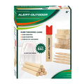 Alert Outdoor Kubb Holzwurfspiel aus Holz + Aufbewahrungstasche