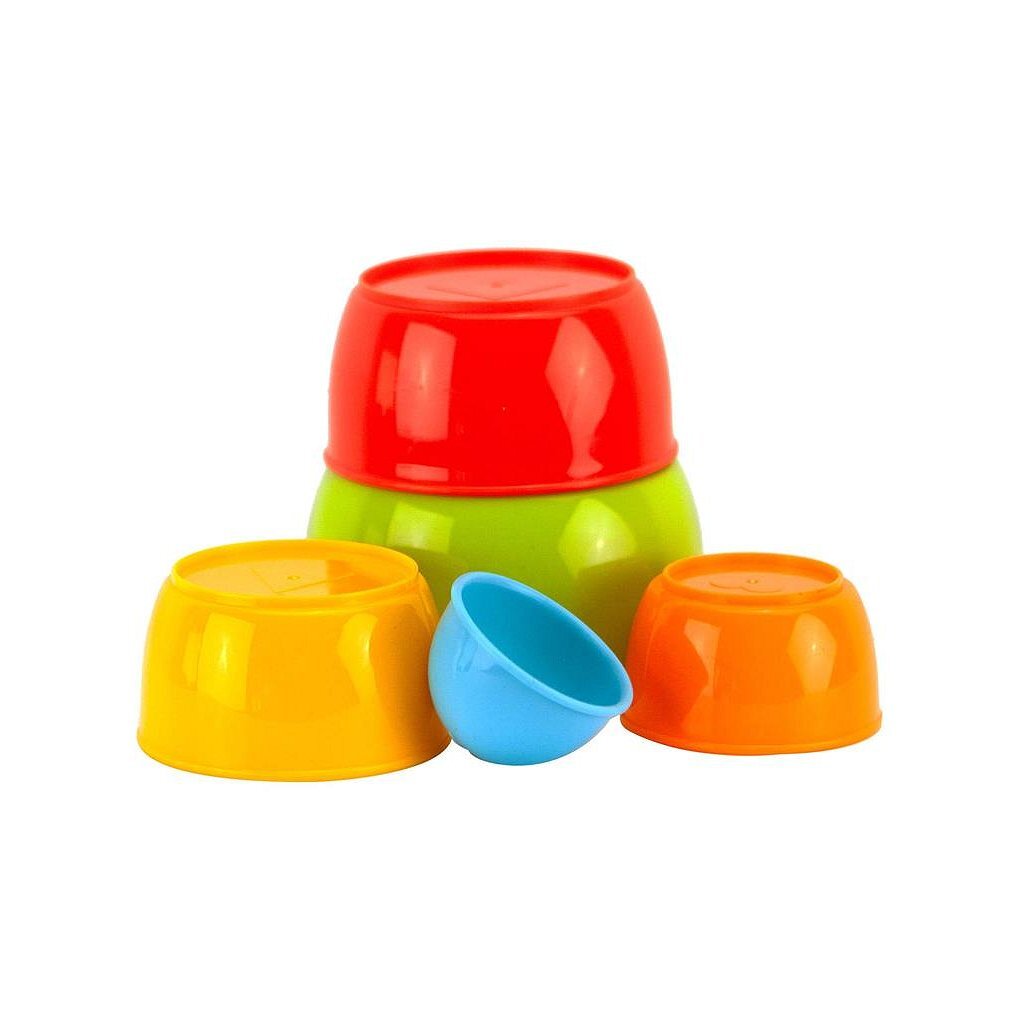 Stapelbekers happy world | 4 stuks