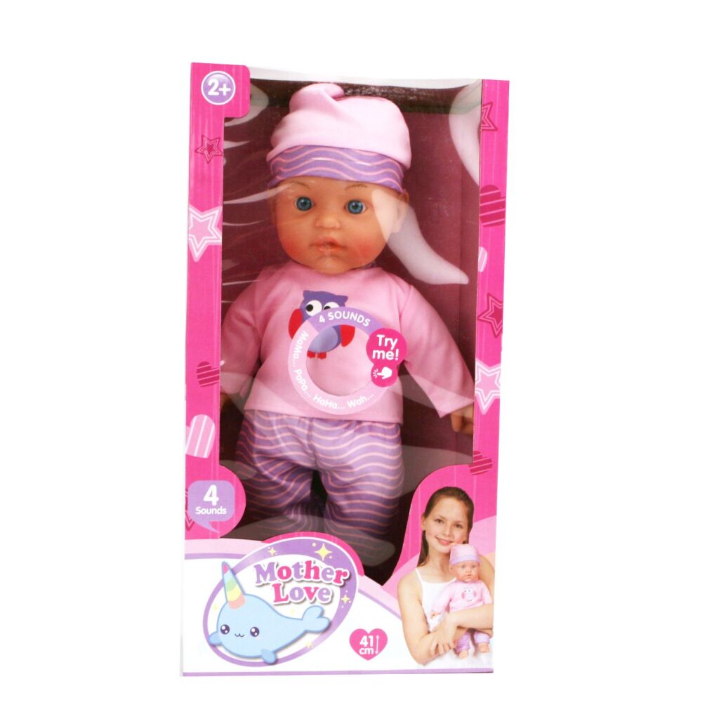 Grundlegende Mutter Liebe Babypuppe 41 cm + Sound