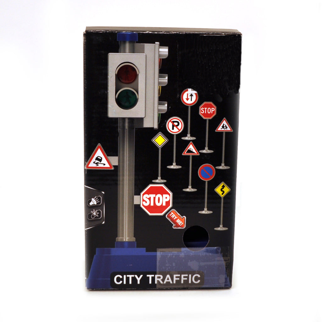 Rapid Wheels Ampel mit Verkehr + Licht und Tonne