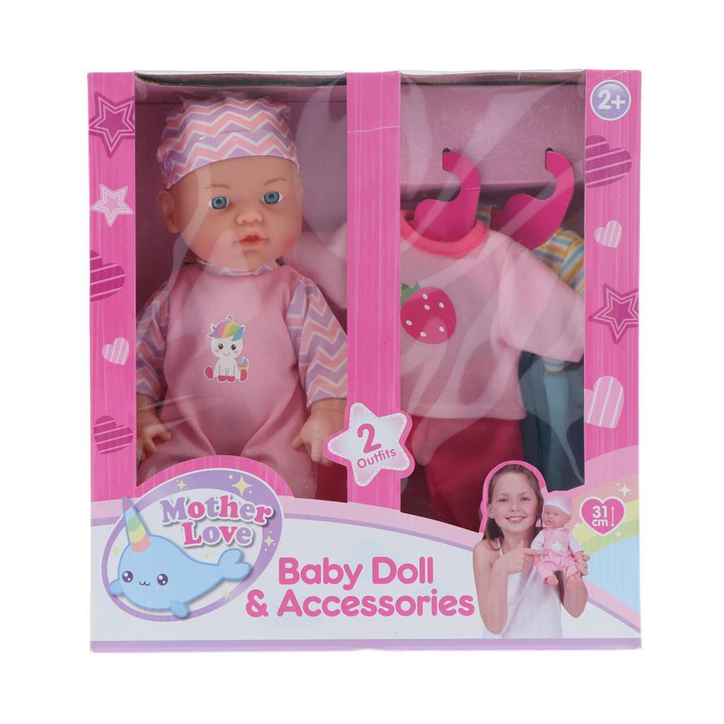 Babypuppe „Basic Mother Love“ + Zubehör