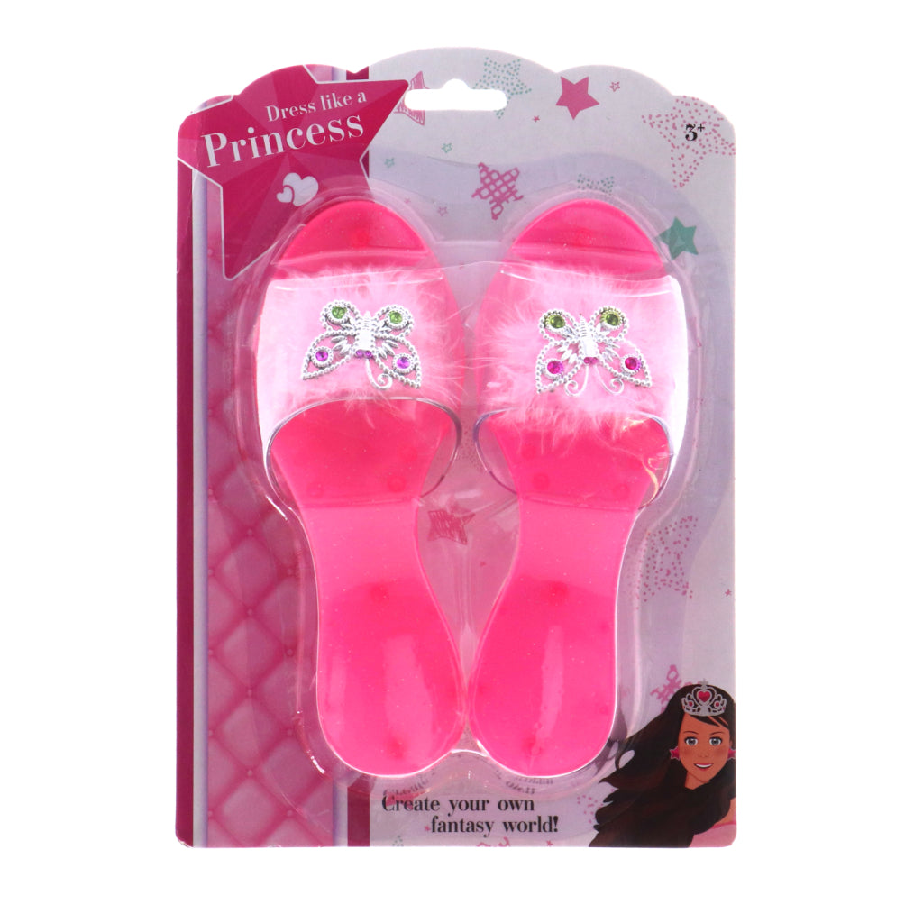 Kleide dich wie eine Prinzessin – Prinzessinnen-Mules in Rosa