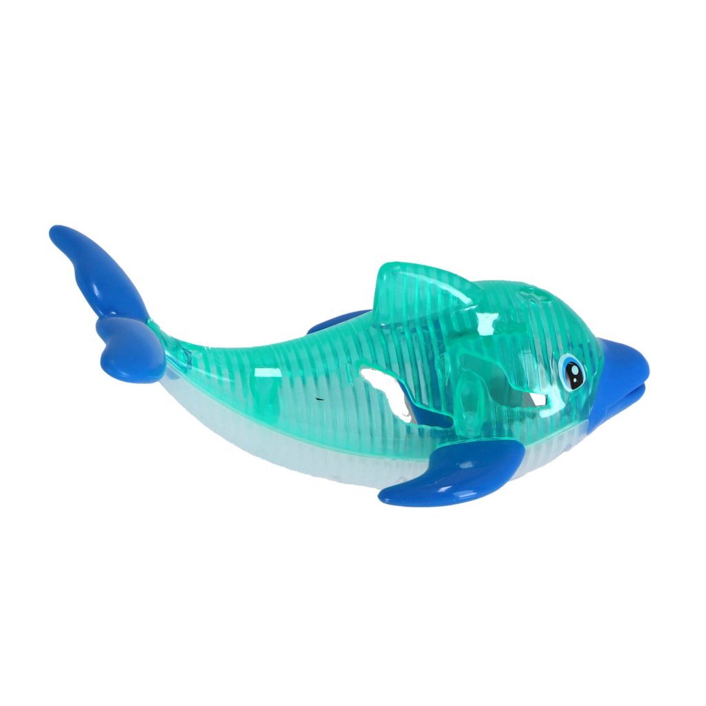 Tauchender Delfin mit Licht