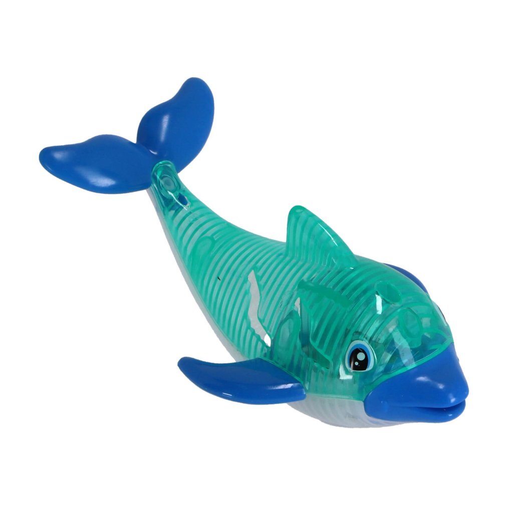 Tauchender Delfin mit Licht