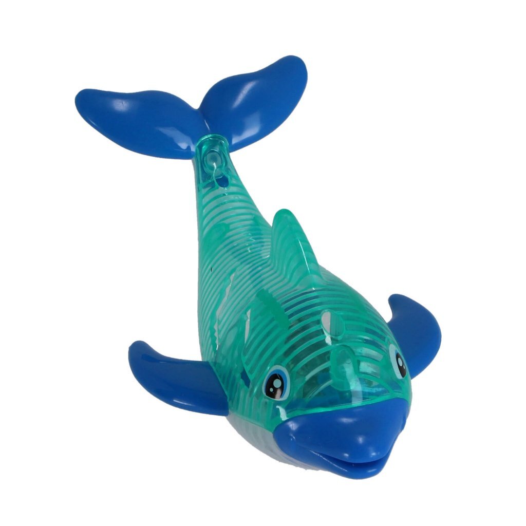 Tauchender Delfin mit Licht