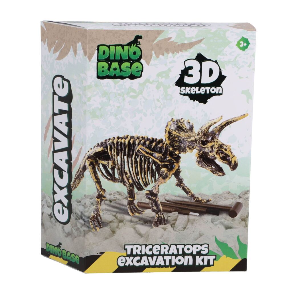 Dinobase Dino 3D Triceratops-Skelett