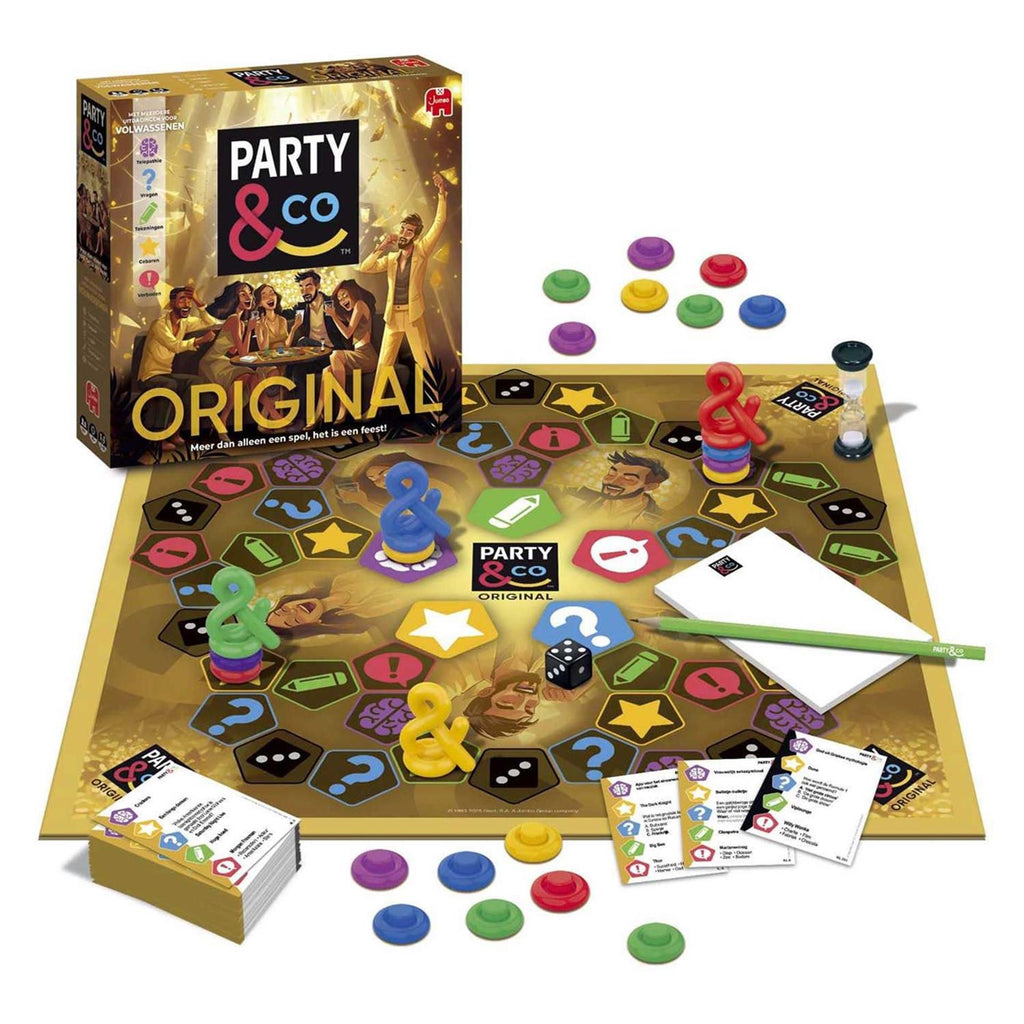 Jumbo party co. - original - vanaf 14 jaar - bordspel - partygame - actiespel