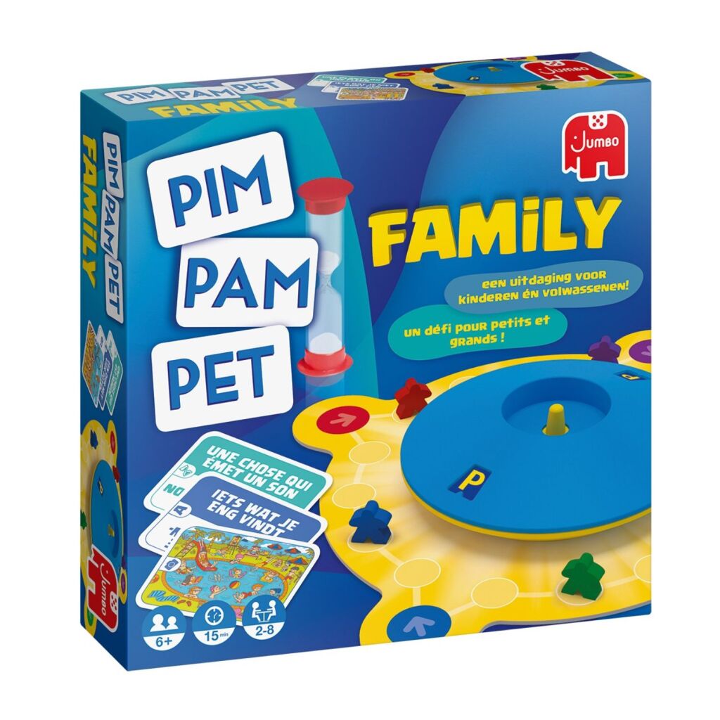 Pim pam pet jumbo family - bordspel