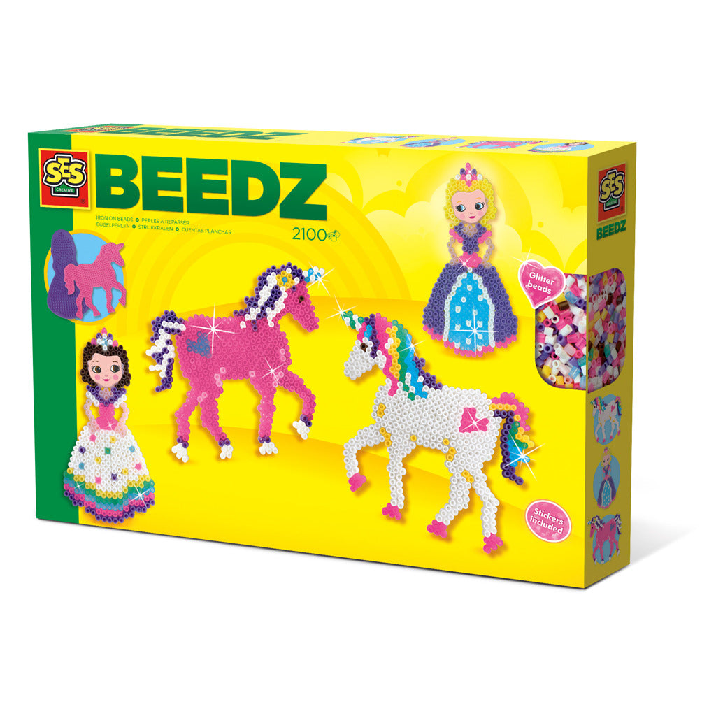 Ses creative ses beedz - strijkkralen eenhoorns en prinsesjes