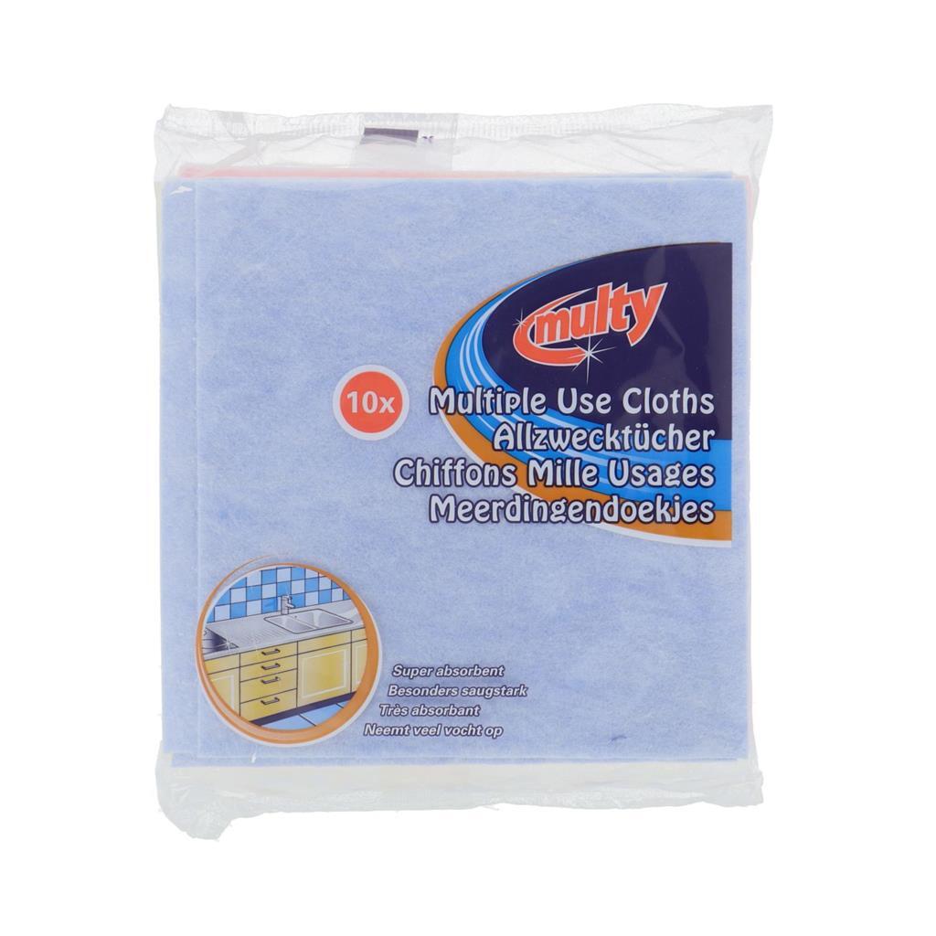 Multy meerdingendoekjes viscose pak a 10