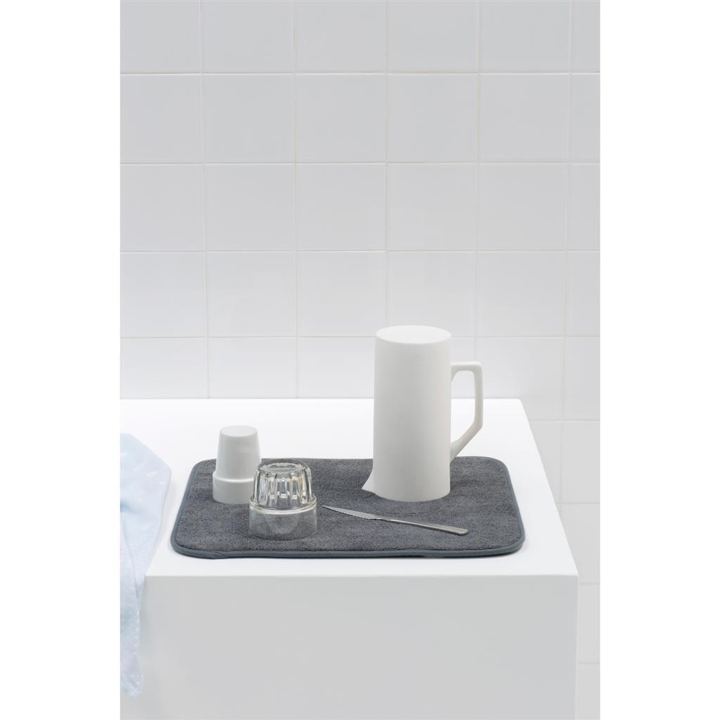 Brabantia Microfaser-Ablaufmatte grau