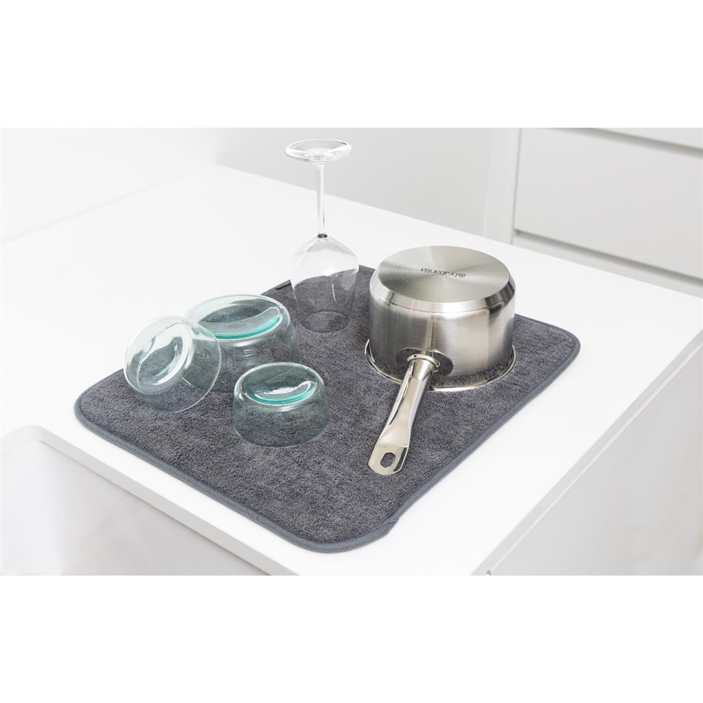 Brabantia Microfaser-Ablaufmatte grau