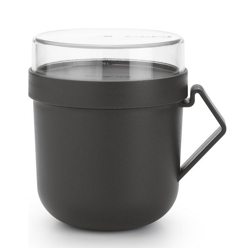 Brabantia Make-Take Suppenbecher 0,6 l dunkelgrau