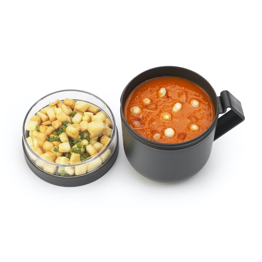 Brabantia Make-Take Suppenbecher 0,6 l dunkelgrau