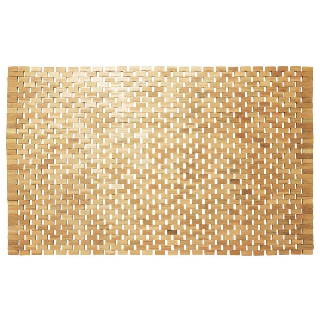 Dichtungsfäle Dichtungskinne Badematte Holzblock 52x90 cm Natur