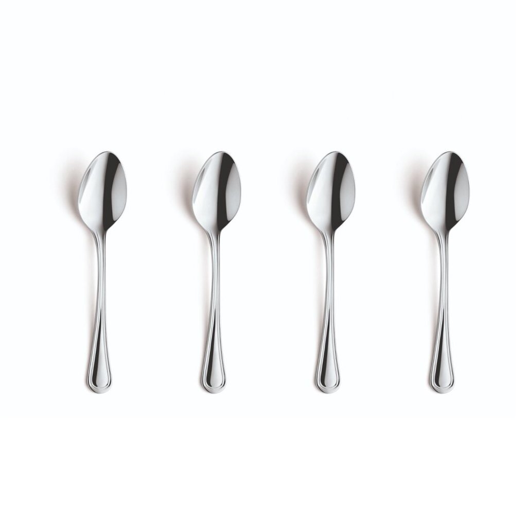 Amefa koffielepels fleur 4 stuks