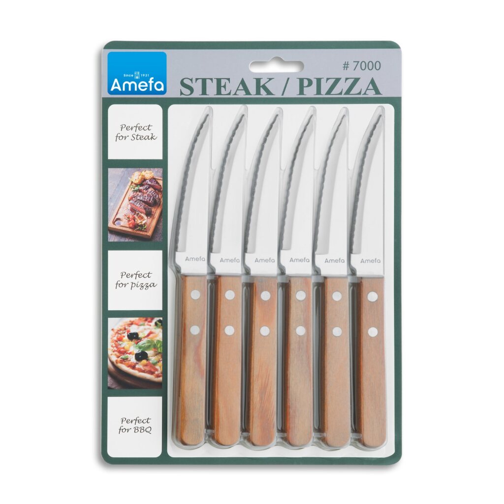 Amefa Pizza-Steakmesserset, 6-teilig