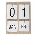 Wandkalender hout 22x17x2,5cm