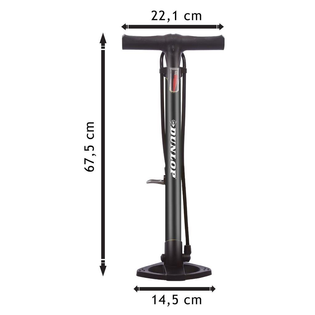 Dunlop Fahrradpumpe, stehend, 63 cm