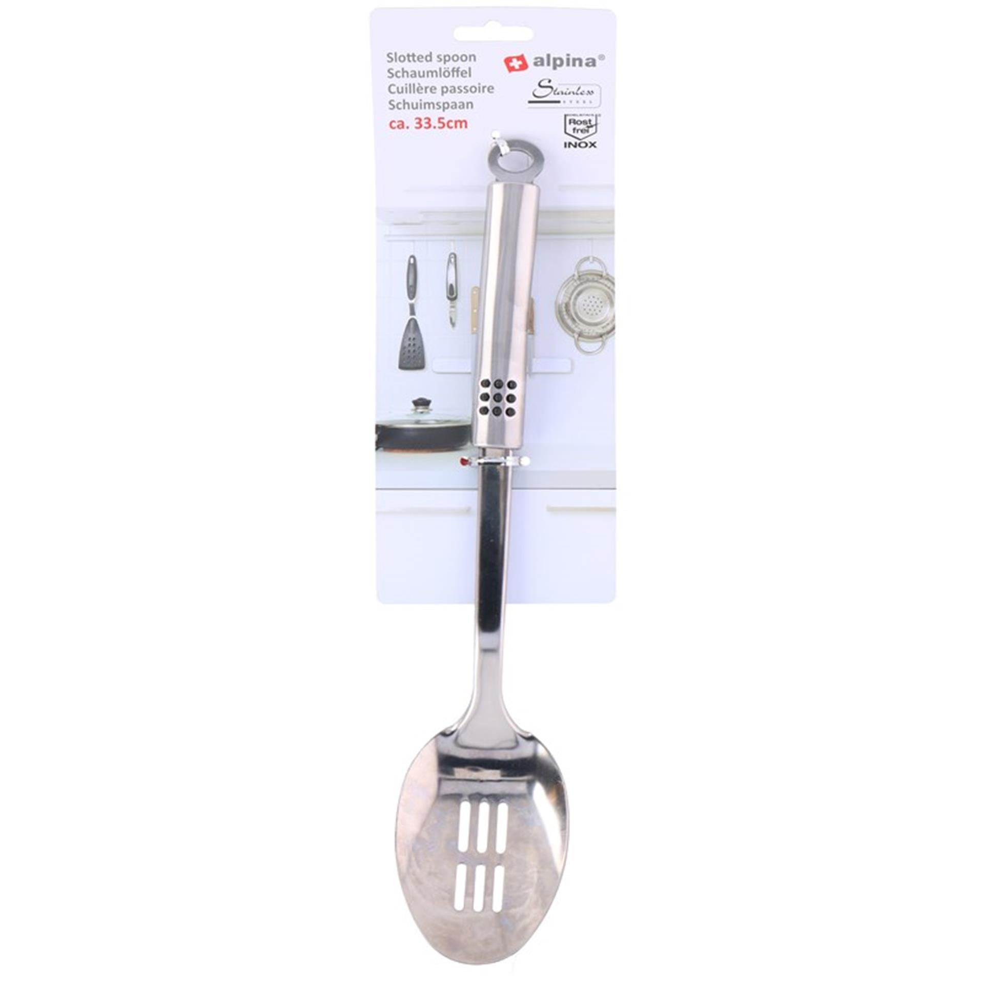 Alpina schuimspaan rvs 33,5cm