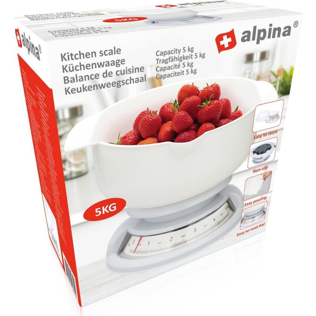 Alpina analoge Küchenwaage 5 kg