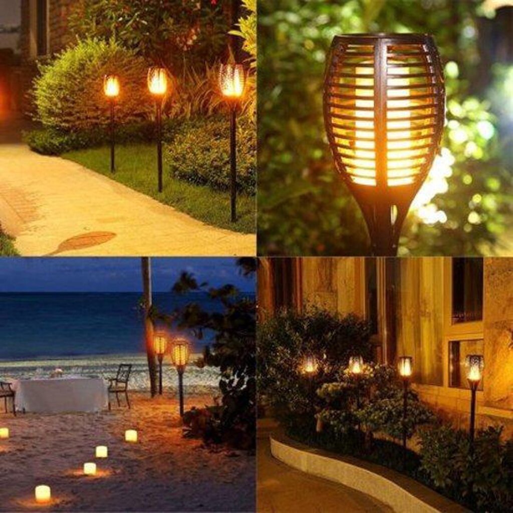 Grundig Solarleuchte Flamme 30 LED