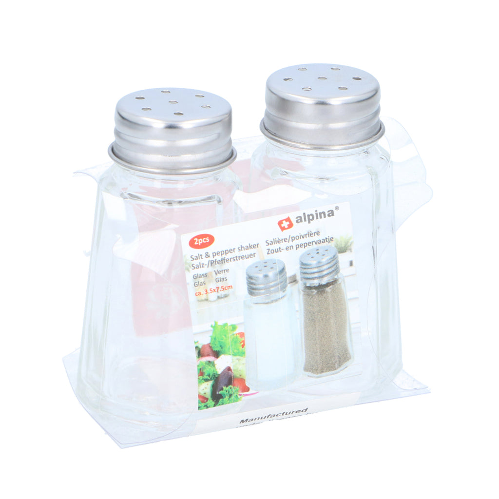 Alpina Salz- und Pfefferstreuer-Set aus Glas