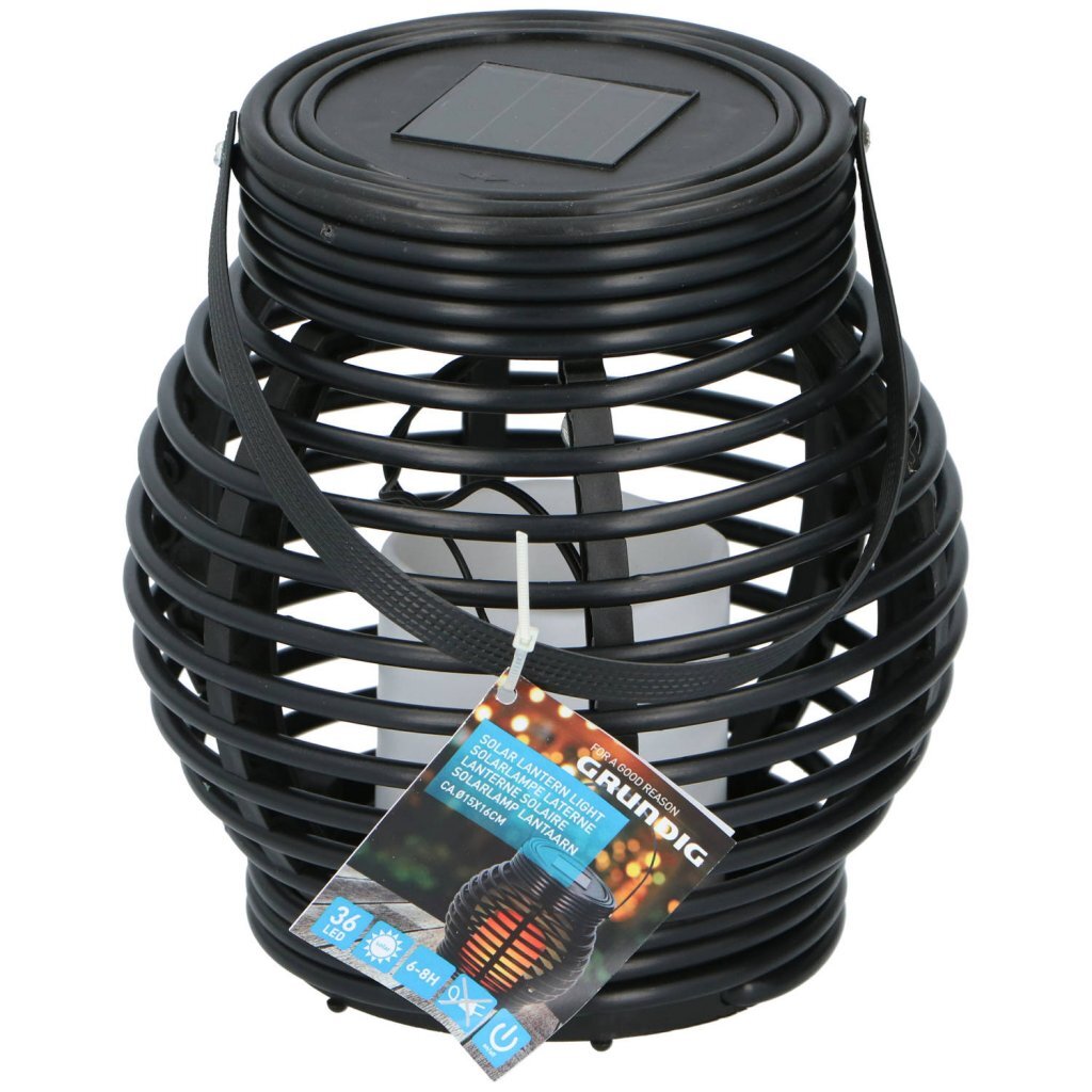 Lantaarnlamp solar, 15x16cm