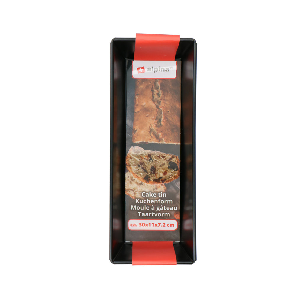 Alpina Kuchenform 30x11x7,2 cm schwarz