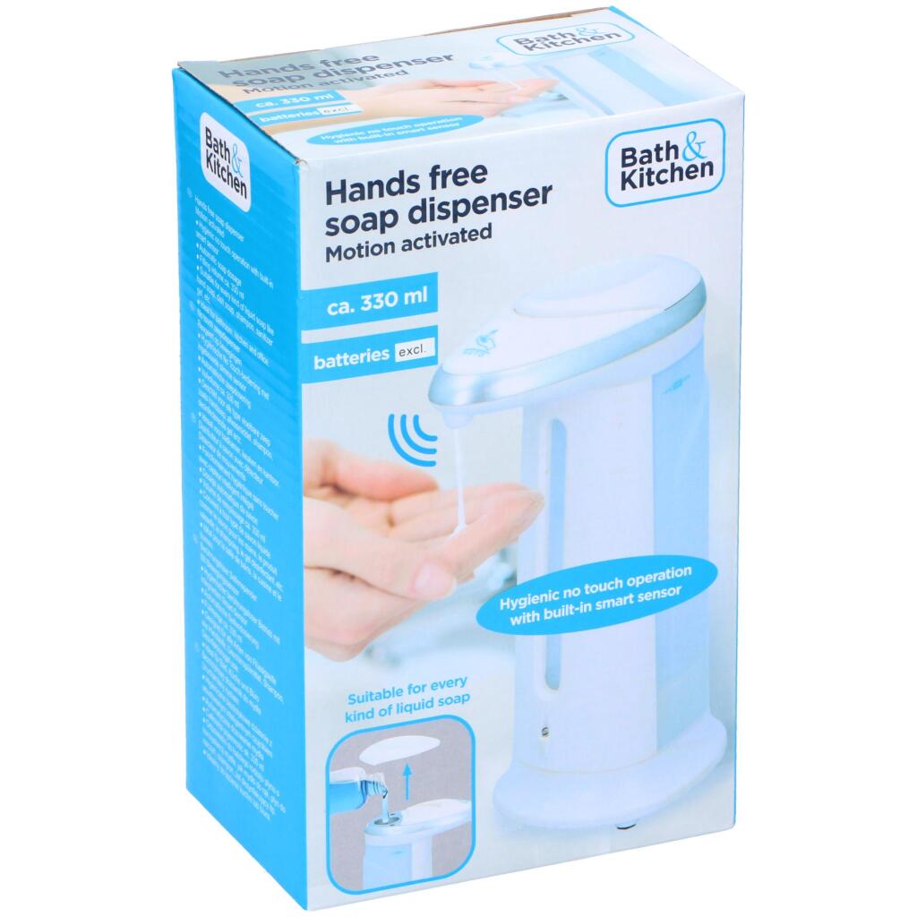 Lifetime zeepdispenser met sensor 330 ml wit
