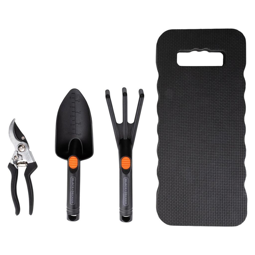 Black+Decker Gartengeräte, 4-teilig.