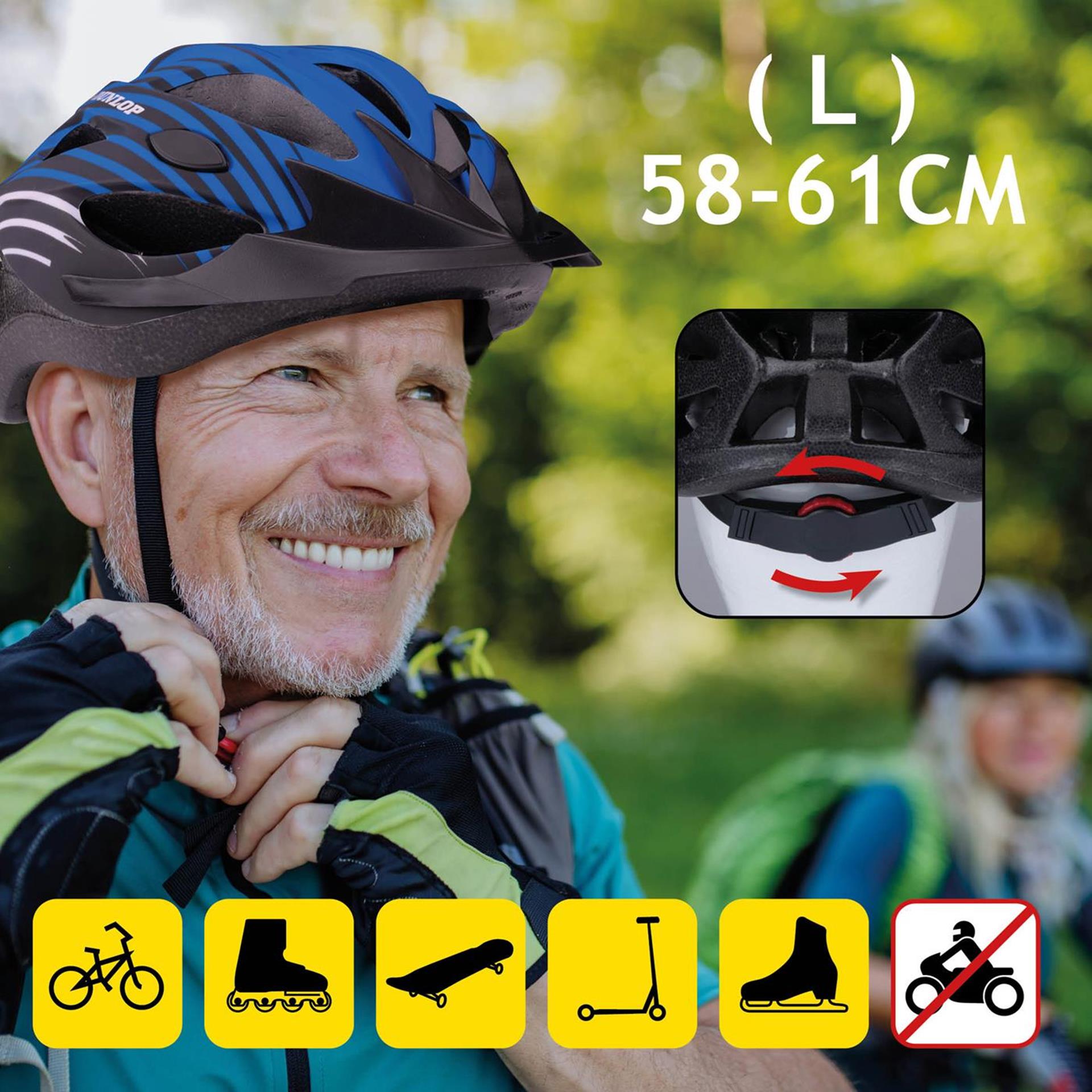 Dunlop fietshelm maat l