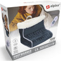 Alpina elektrischer Fußwärmer 30x30x23 cm grau weiß