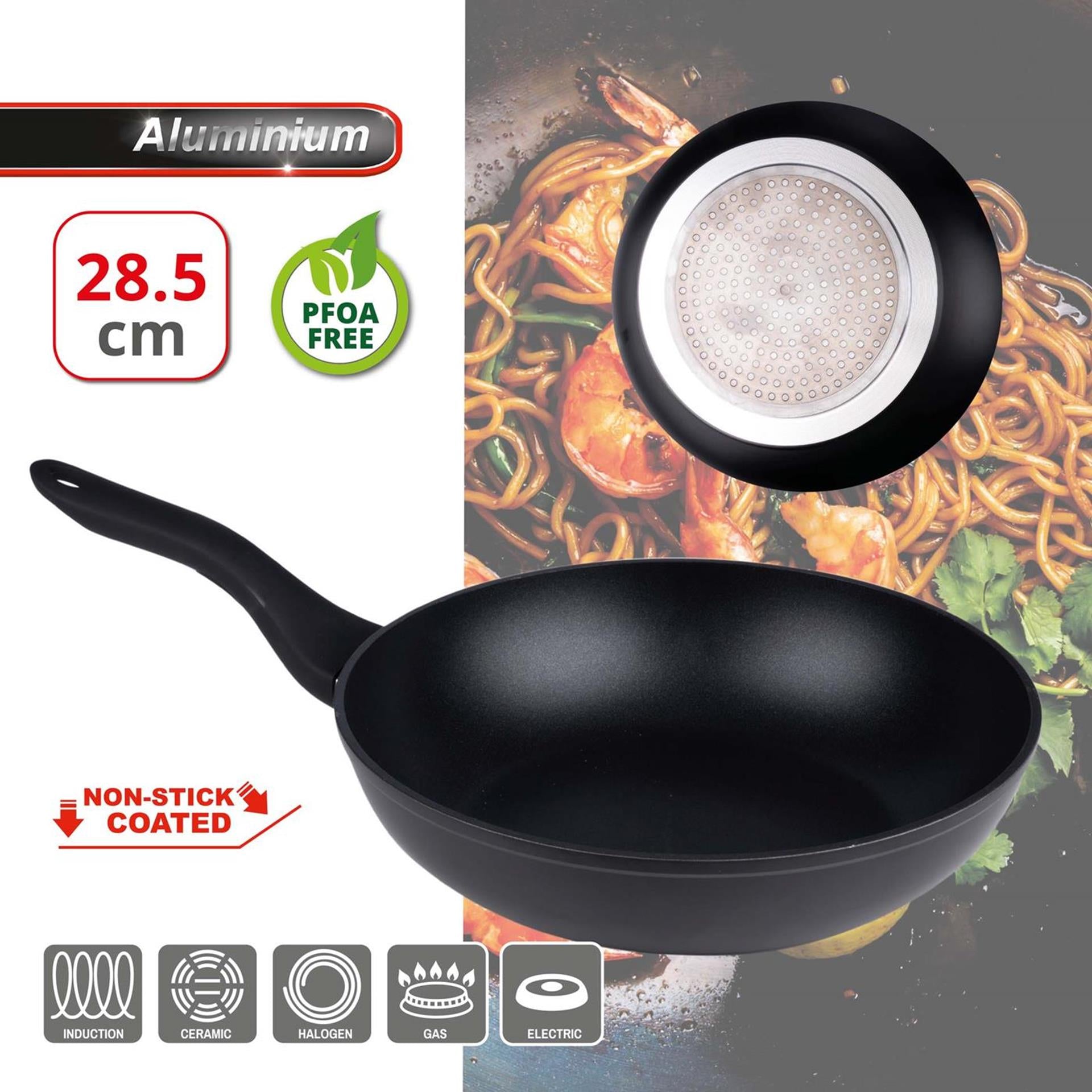Alpina wokpan ø28,5cm aluminium