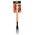 Bbq collection luxe vleesvork 41 cm eiken rvs
