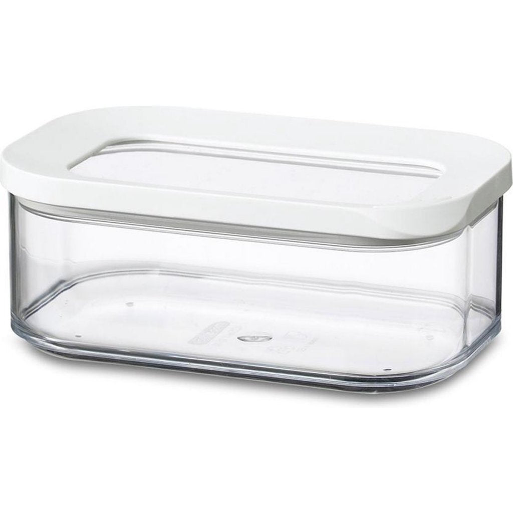 Mepal Modula Aufbewahrungsbox 425 ml, weißer Deckel | 4 Stück